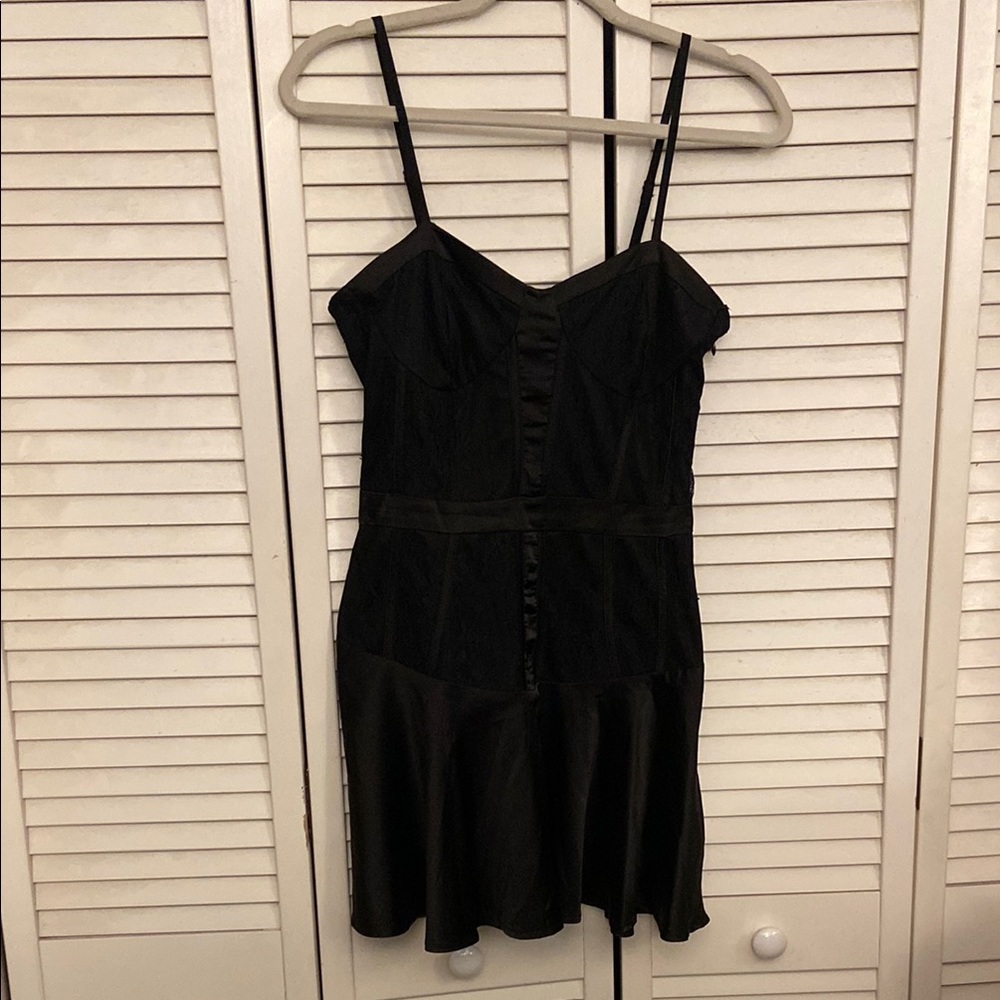Elegant Black Mini Dress